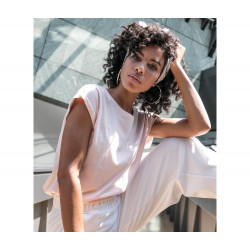 Tee-shirt jersey col rond Femme
