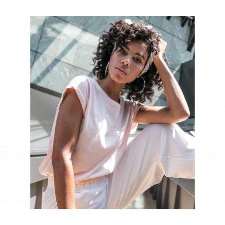 Tee-shirt jersey col rond Femme